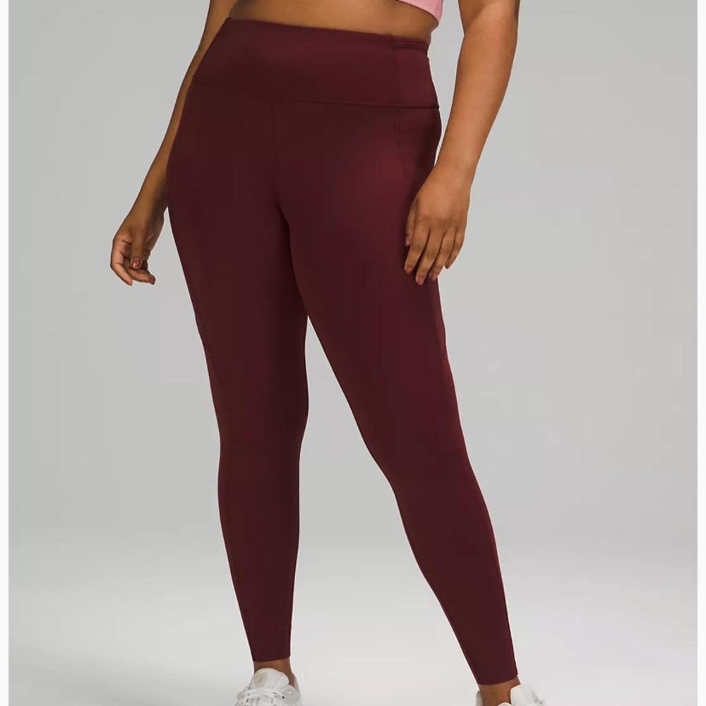 Lululemon Fast and Free High-Rise Tight (with bra)